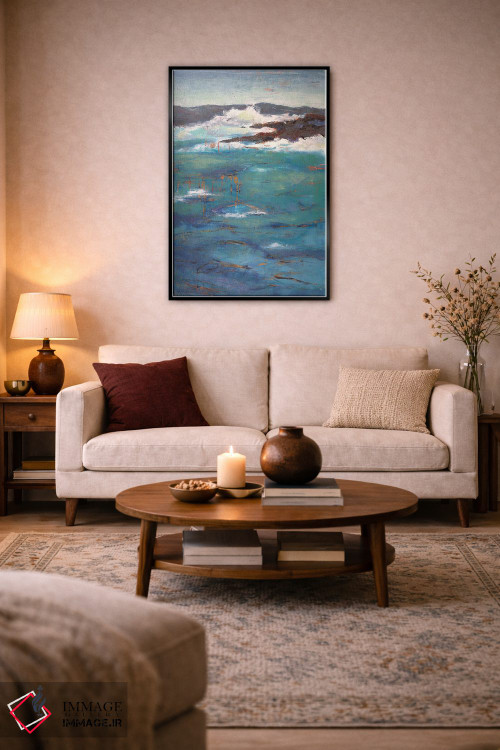 تابلو انتزاعی ریتم کائوآئی اثر لوری هاف - D5B