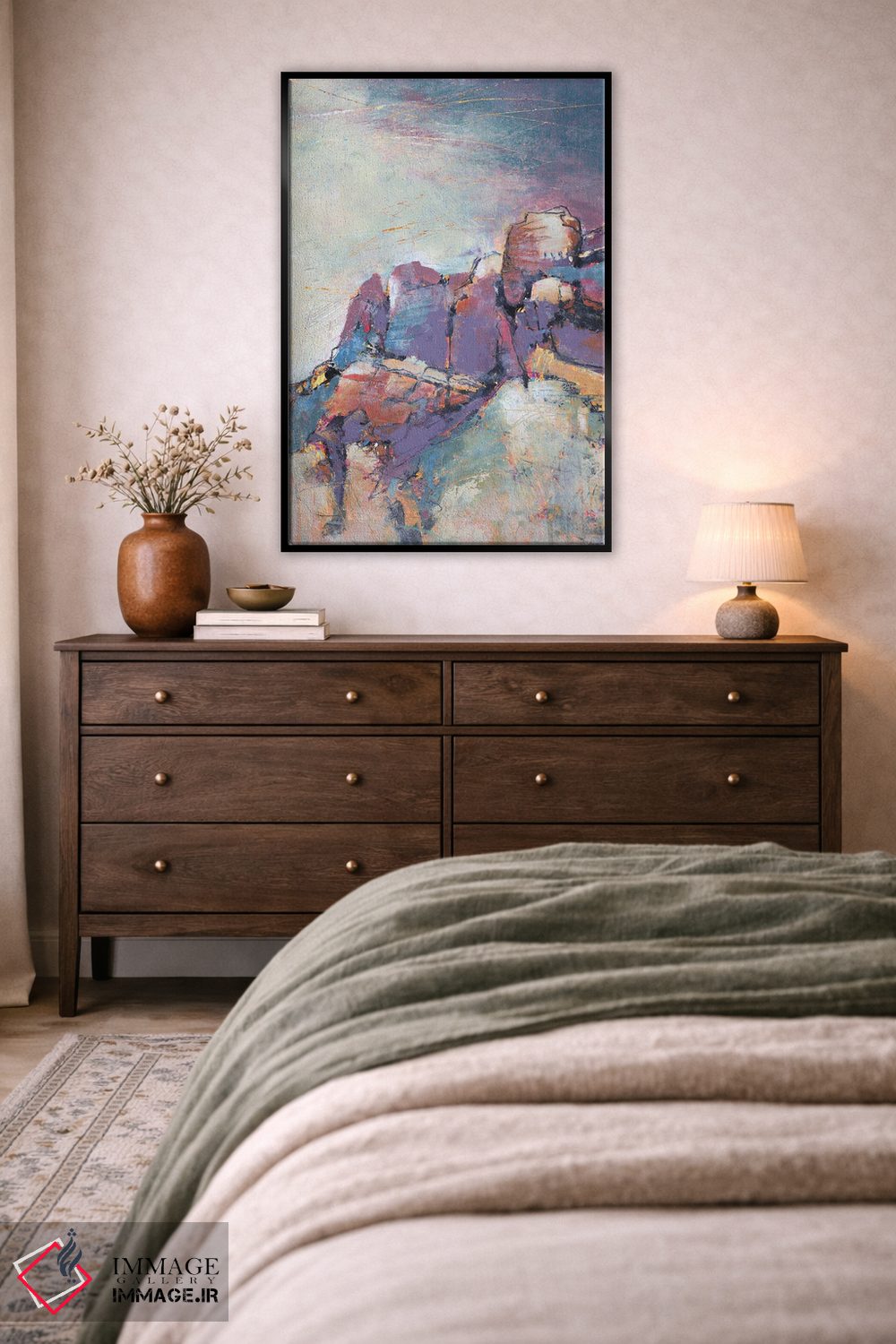 تابلو انتزاعی سدونای من اثر لوری هاف - D5B