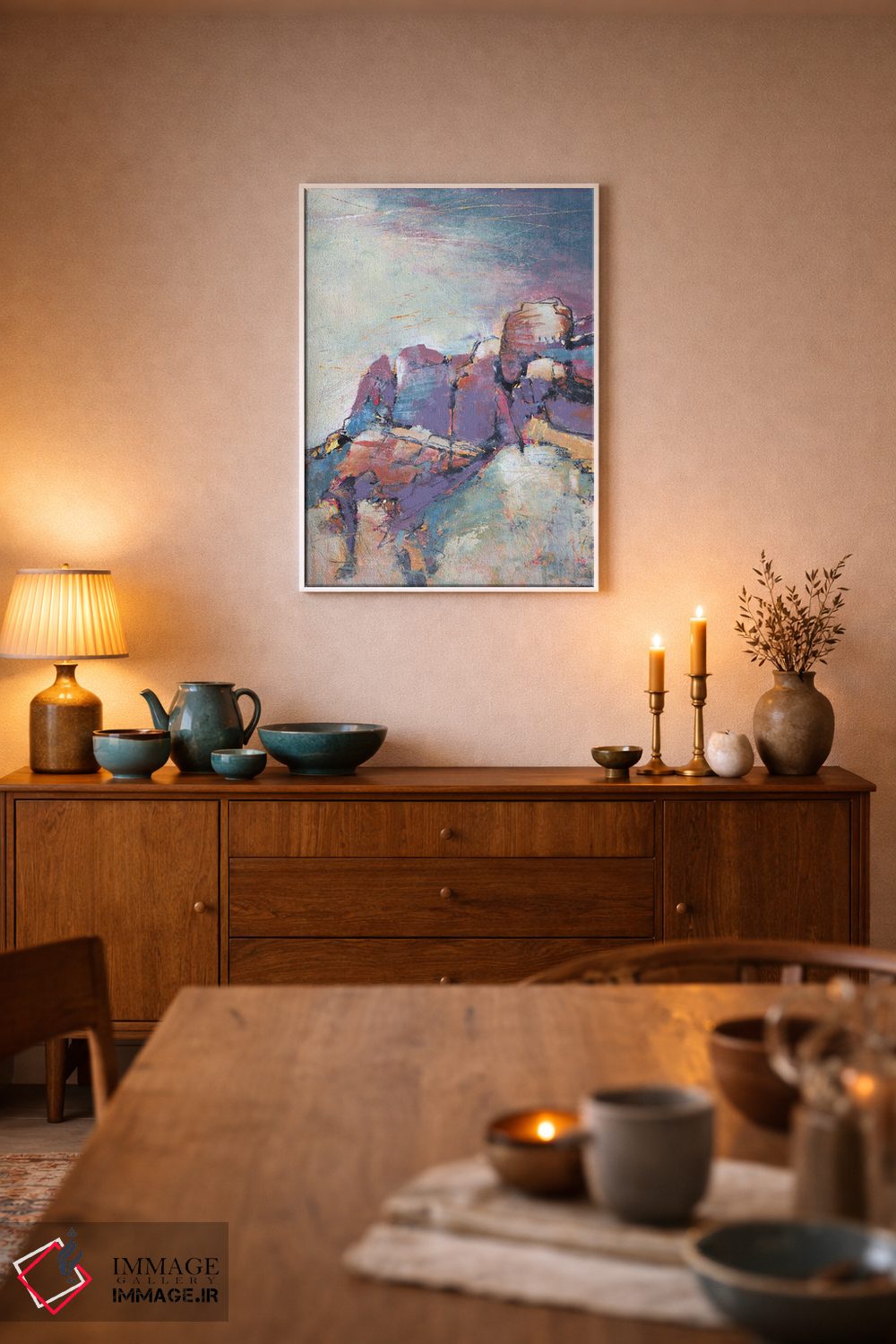 تابلو انتزاعی سدونای من اثر لوری هاف - D6W