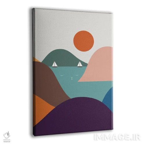 تابلو مدرن چشم انداز گربه XII اثر لیم هنگ سوی - نمای پرسپکتیو محصول