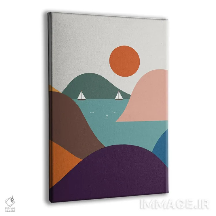 تابلو مدرن چشم انداز گربه XII اثر لیم هنگ سوی - نمای پرسپکتیو محصول