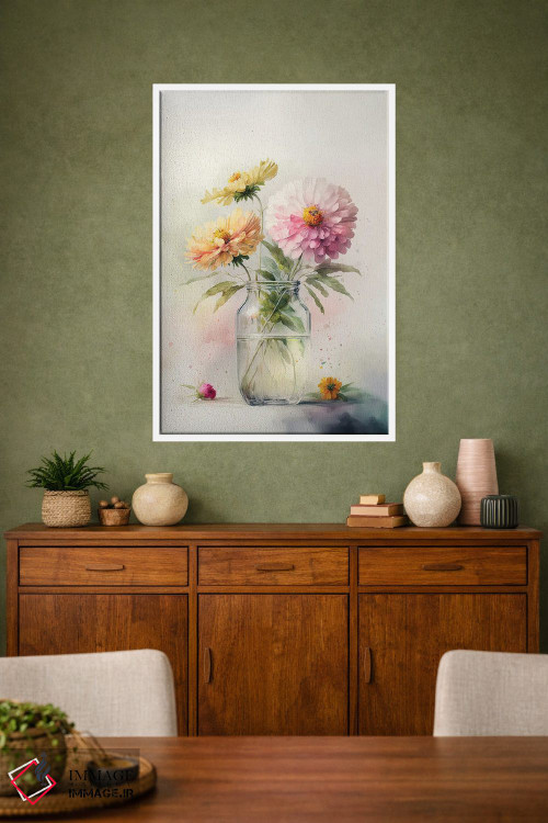 تابلو دکوراتیو شکوفه های بستنی تابستانی اثر لیا مک لین - D1W