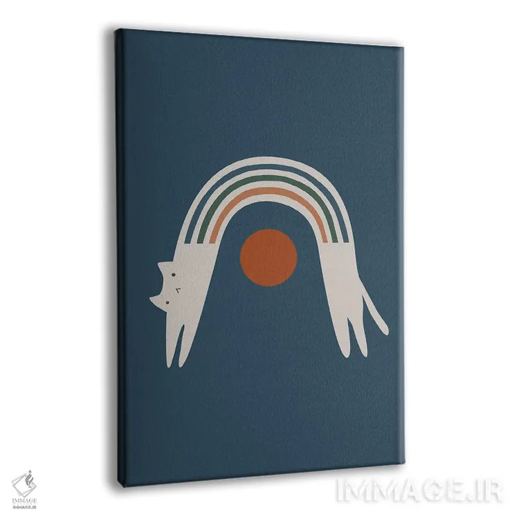 تابلو مینیمال چشم انداز گربه XVIII اثر لیم هنگ سوی - نمای پرسپکتیو محصول