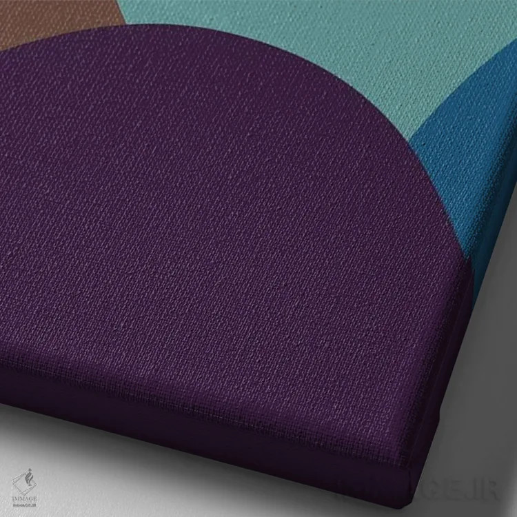 تابلو مدرن چشم انداز گربه XII اثر لیم هنگ سوی - نمای نزدیک بافت بوم