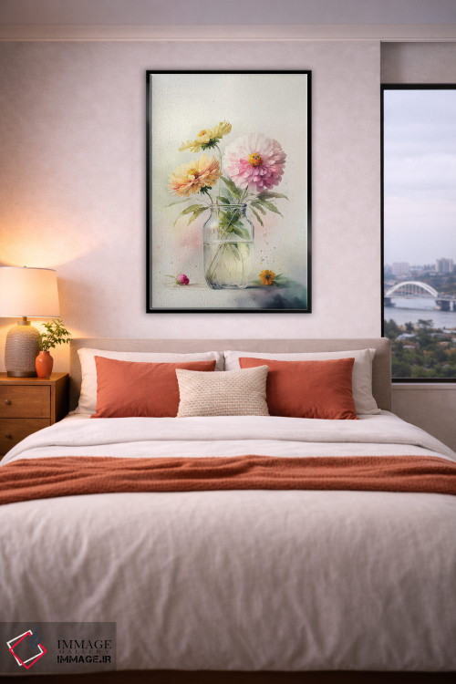 تابلو دکوراتیو شکوفه های بستنی تابستانی اثر لیا مک لین - D4B