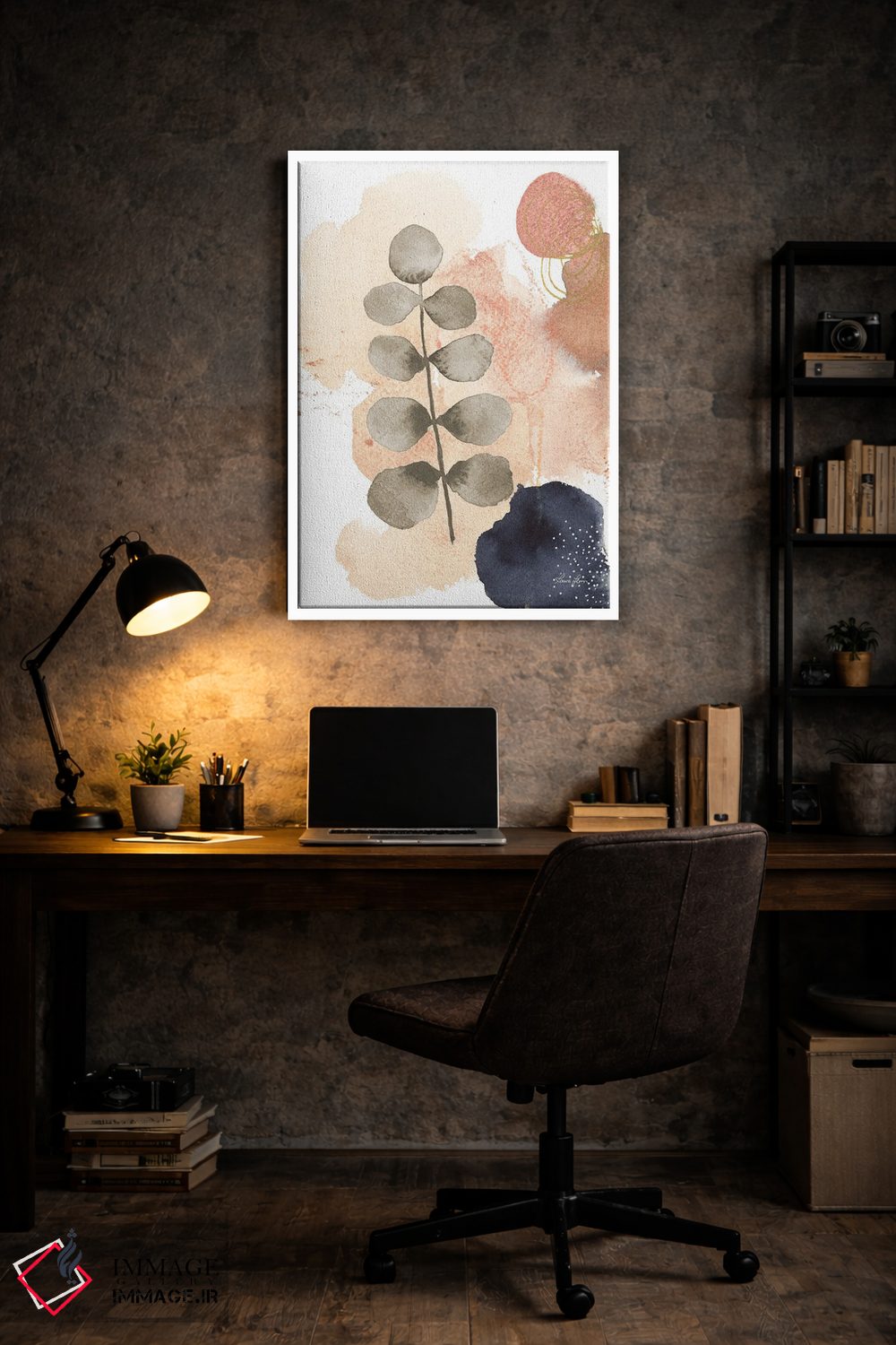 تابلو انتزاعی طبیعت آرام II اثر لورا هورن - D5W