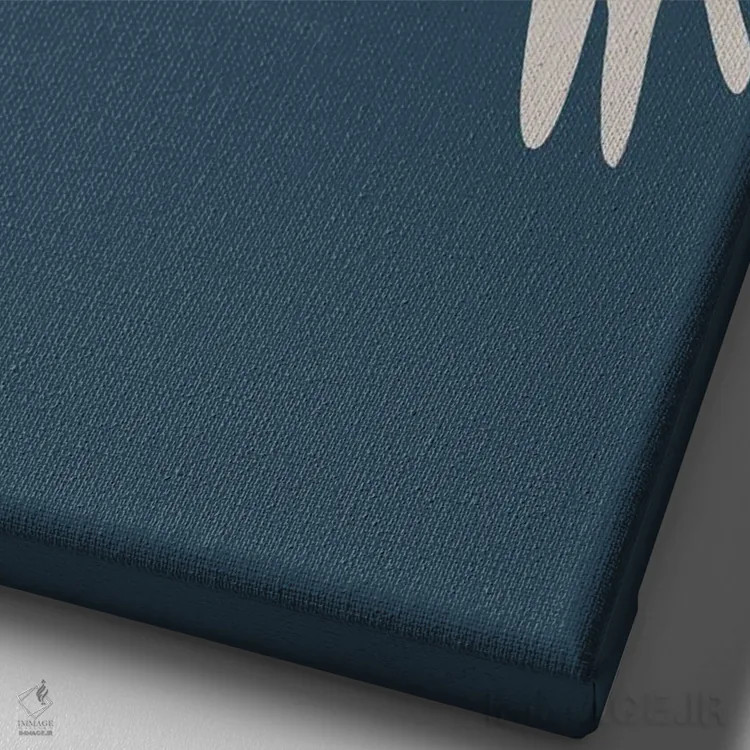 تابلو مینیمال چشم انداز گربه XVIII اثر لیم هنگ سوی - نمای نزدیک بافت بوم