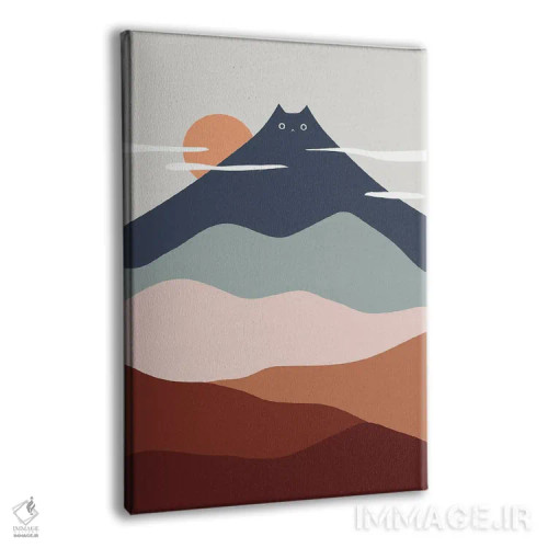 تابلو مینیمال چشم انداز گربه XXI اثر لیم هنگ سوی - نمای پرسپکتیو محصول
