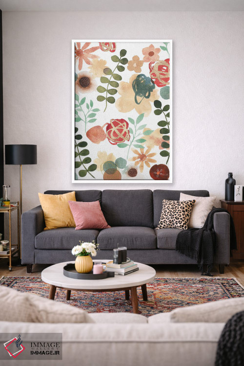 تابلو انتزاعی رقص باغ VI اثر لورا هورن - D1W