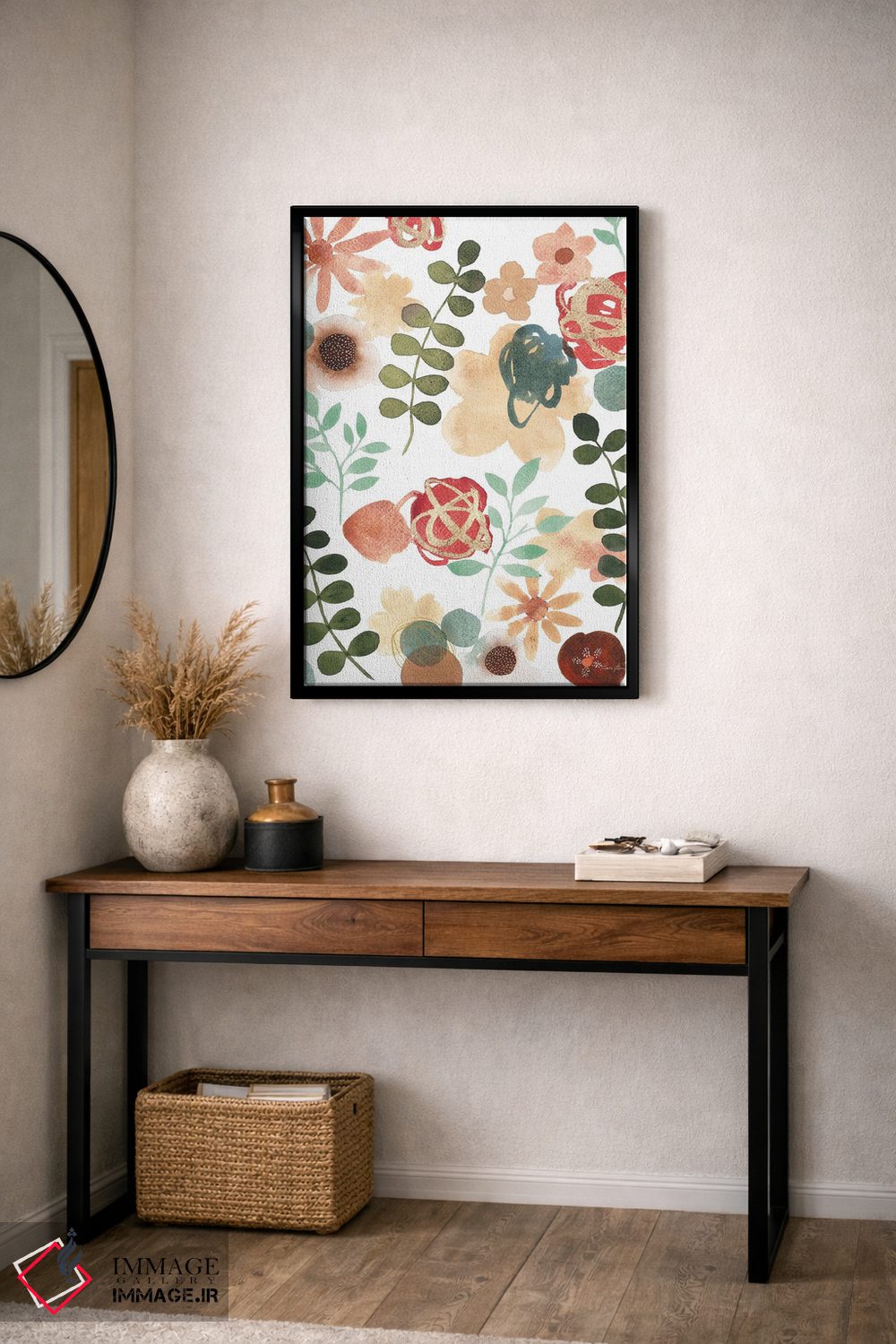 تابلو انتزاعی رقص باغ VI اثر لورا هورن - D5B