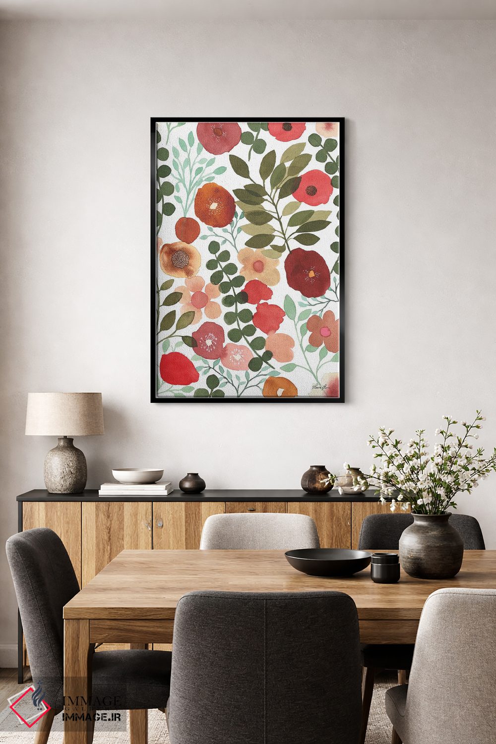 تابلو دکوراتیو رقص باغ II اثر لورا هورن - D6B