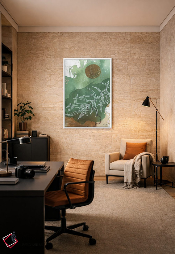 تابلو انتزاعی Nature Abstract II,جزئیات، انتزاع طبیعت II اثر لورا هورن - D6W