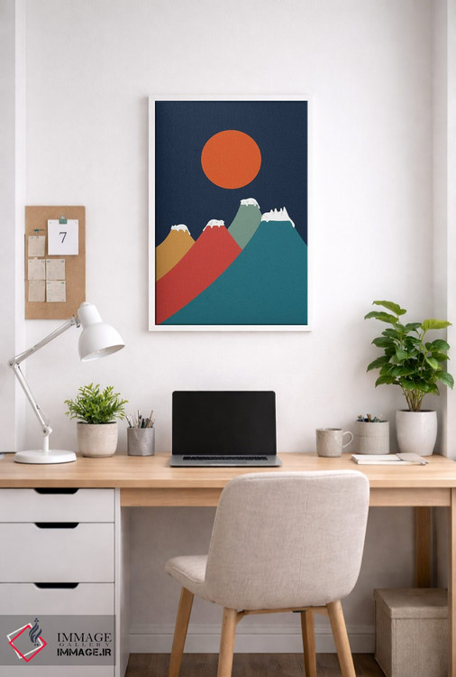 تابلو مدرن چشم انداز گربه X اثر لیم هنگ سوی - D3W