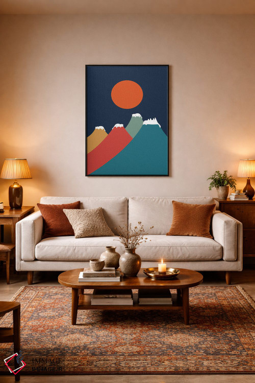 تابلو مدرن چشم انداز گربه X اثر لیم هنگ سوی - D4B