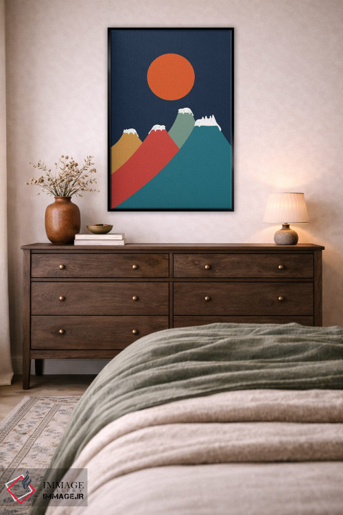 تابلو مدرن چشم انداز گربه X اثر لیم هنگ سوی - D6B