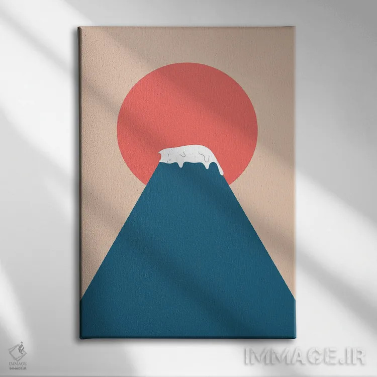 تابلو مینیمال چشم انداز گربه XXVIII-A اثر لیم هنگ سوی - نمای روبهرو روی دیوار