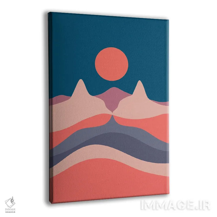 تابلو مینیمال چشم انداز گربه XXIX اثر لیم هنگ سوی - نمای پرسپکتیو محصول