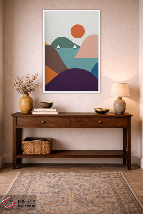 تابلو مدرن چشم انداز گربه XII اثر لیم هنگ سوی - D2W