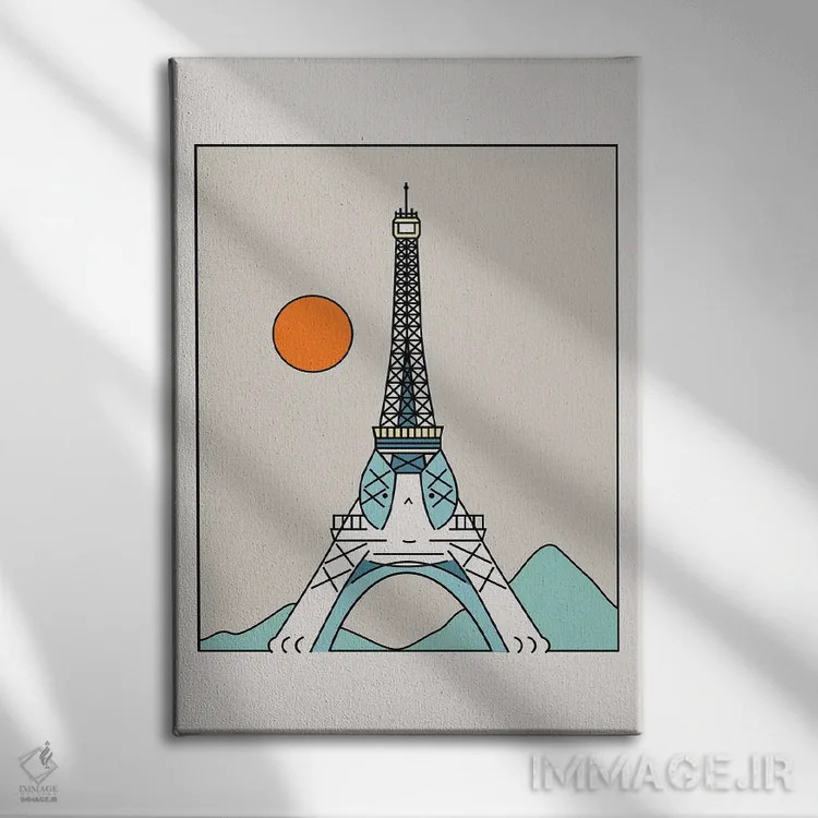 تابلو دکوراتیو چشم انداز گربه XXV اثر لیم هنگ سوی - نمای روبهرو روی دیوار