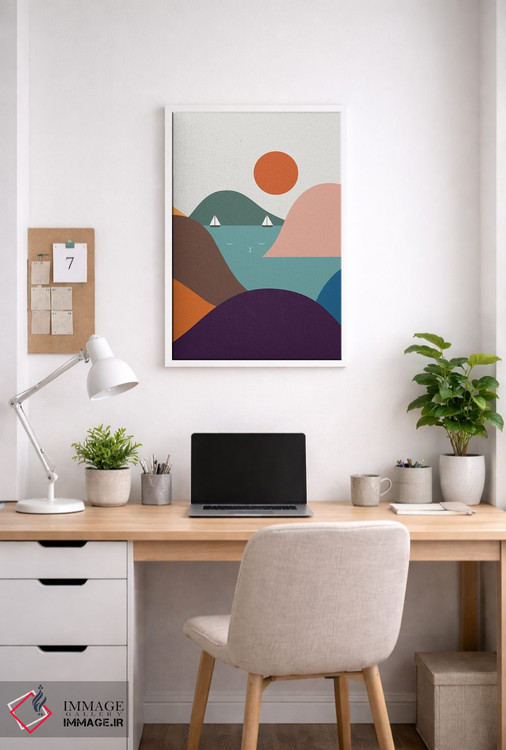 تابلو مدرن چشم انداز گربه XII اثر لیم هنگ سوی - D3W