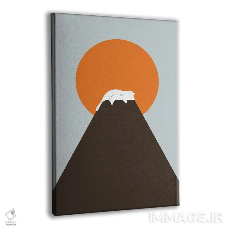 تابلو مینیمال چشم انداز گربه XXVIII-B اثر لیم هنگ سوی - نمای پرسپکتیو محصول