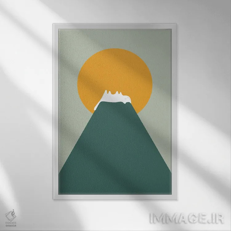 تابلو مینیمال چشم انداز گربه XXVIII-C اثر لیم هنگ سوی - نمای قابدار سفید