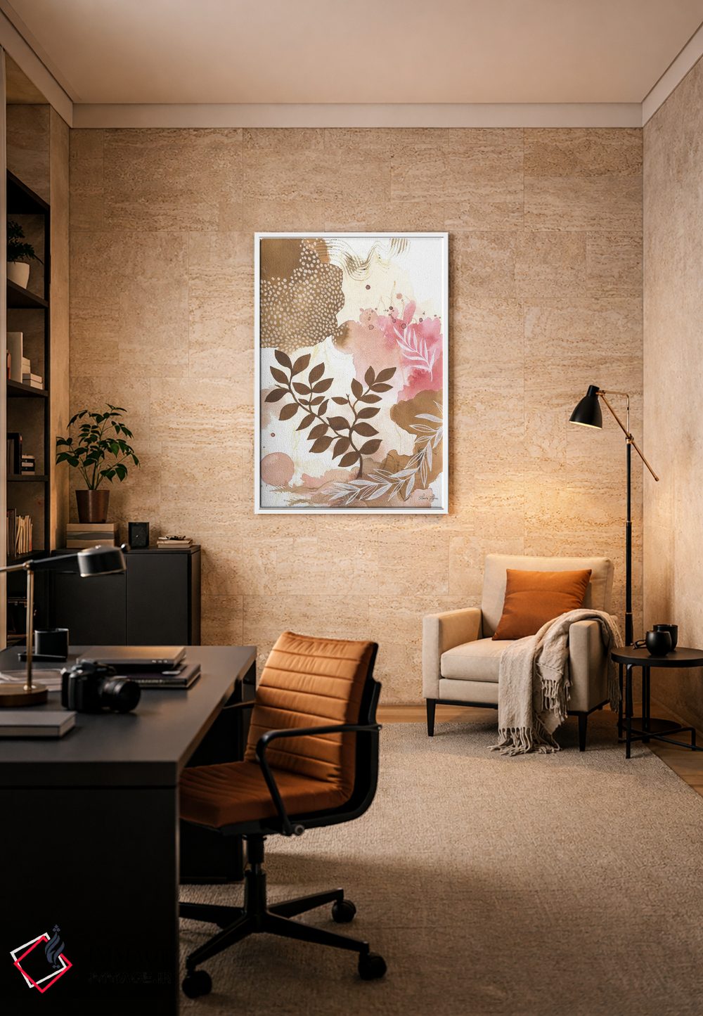 تابلو انتزاعی شادی طبیعت II اثر لورا هورن - D6W