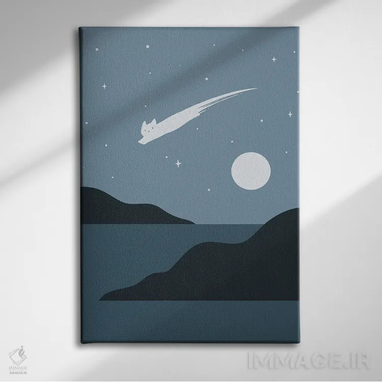 تابلو دکوراتیو منظره گربه شماره ۴۳ اثر لیم هنگ سوی - نمای روبهرو روی دیوار