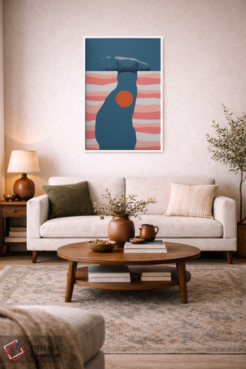 تابلو مدرن چشم انداز گربه XIV اثر لیم هنگ سوی - D3W