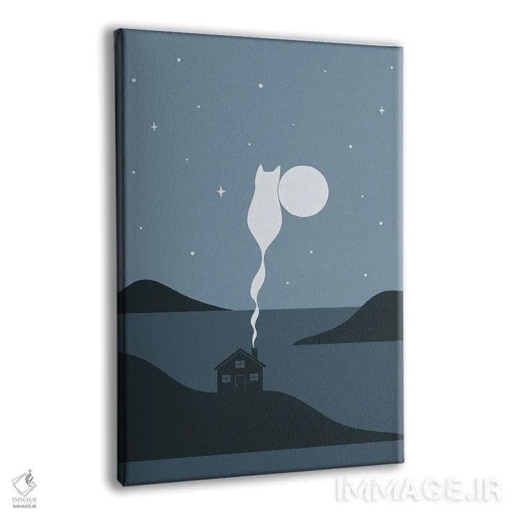 تابلو دکوراتیو منظره گربه شماره ۴۵ اثر لیم هنگ سوی - نمای پرسپکتیو محصول