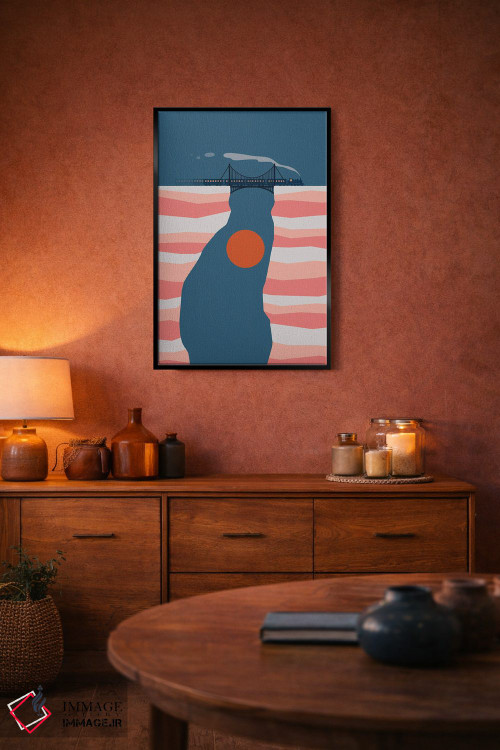 تابلو مدرن چشم انداز گربه XIV اثر لیم هنگ سوی - D4B