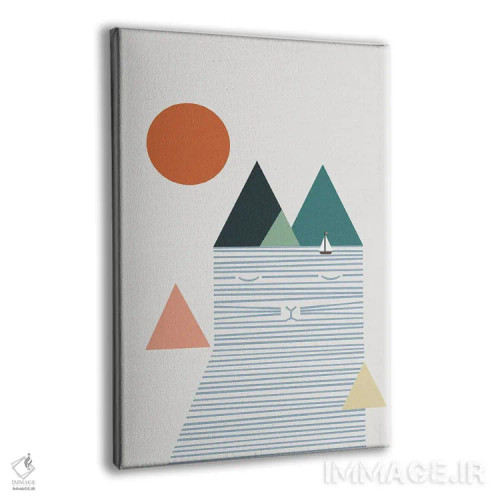 تابلو مینیمال منظره گربه شماره ۵۲ اثر لیم هنگ سوی - نمای پرسپکتیو محصول