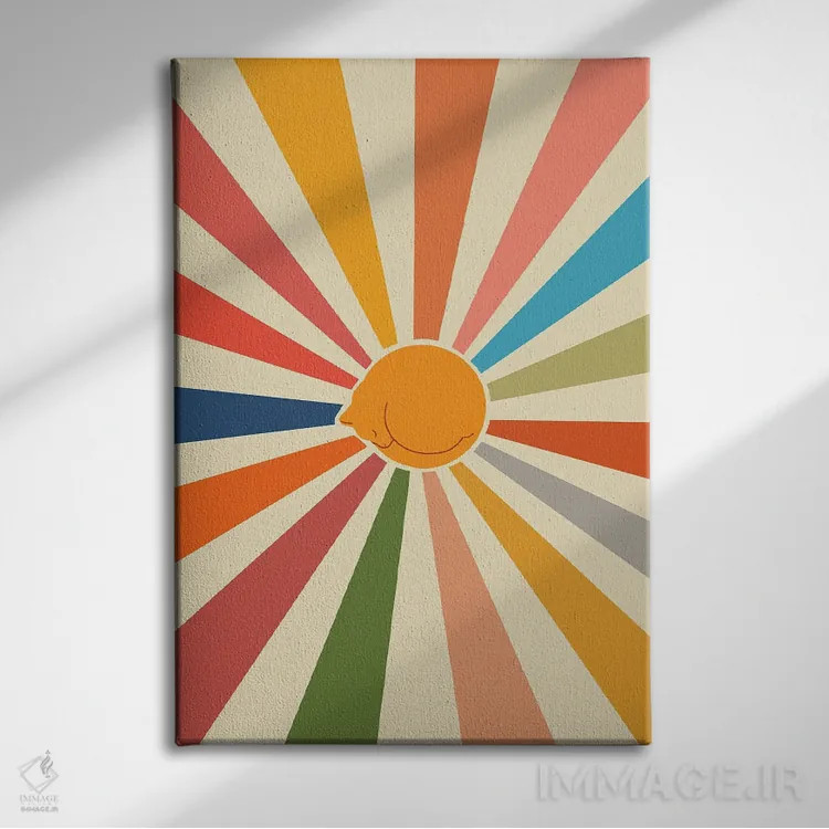 تابلو مدرن منظره گربه شماره ۴۷ اثر لیم هنگ سوی - نمای روبهرو روی دیوار