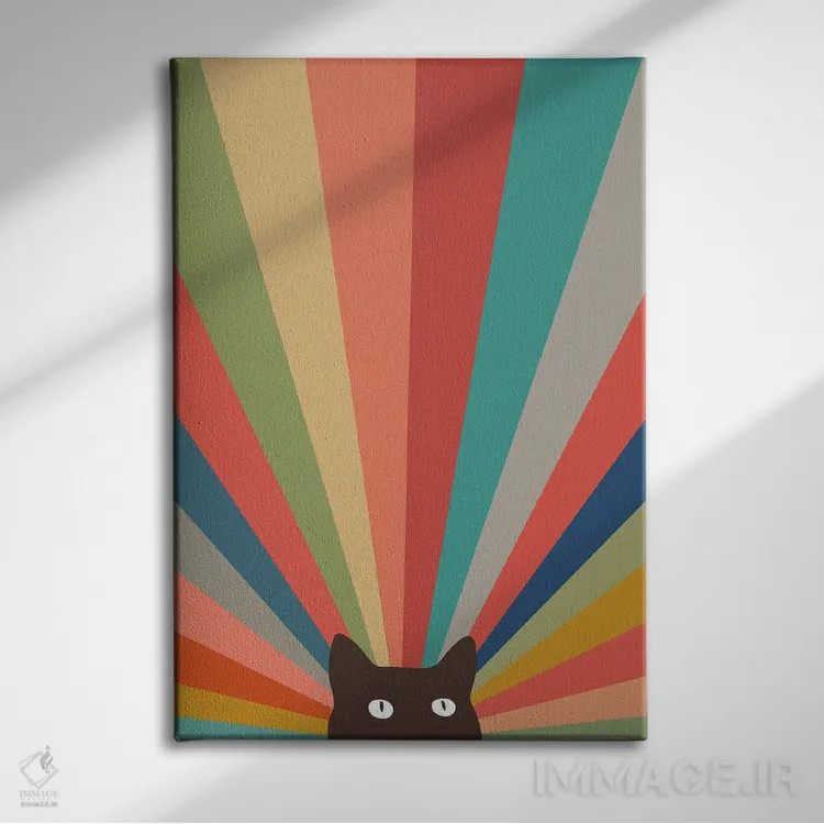 تابلو دکوراتیو منظره گربه شماره ۴۸ اثر لیم هنگ سوی - نمای روبهرو روی دیوار