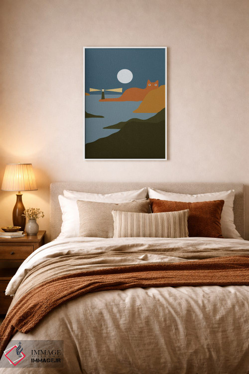 تابلو دکوراتیو چشم انداز گربه XX اثر لیم هنگ سوی - D6W