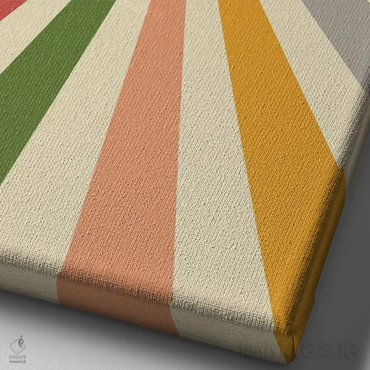 تابلو مدرن منظره گربه شماره ۴۷ اثر لیم هنگ سوی - نمای نزدیک بافت بوم