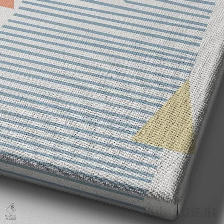 تابلو مینیمال منظره گربه شماره ۵۲ اثر لیم هنگ سوی - نمای نزدیک بافت بوم