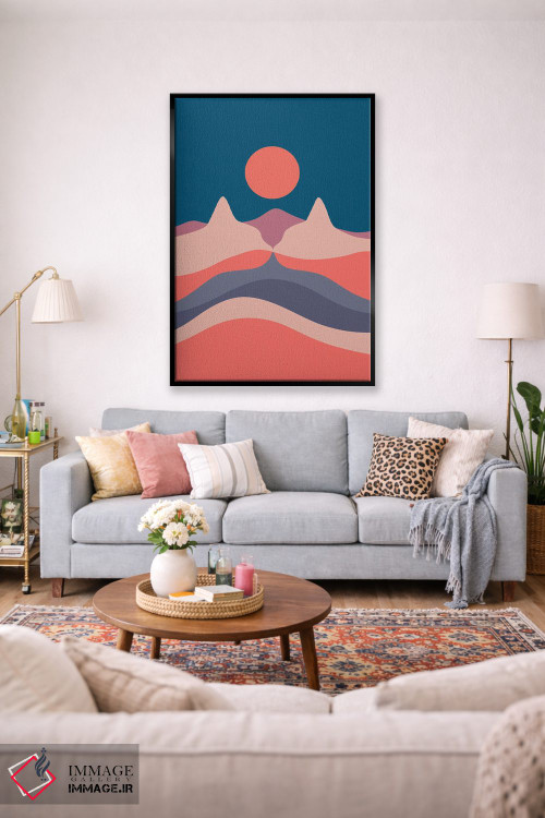 تابلو مینیمال چشم انداز گربه XXIX اثر لیم هنگ سوی - D1B