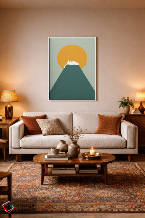 تابلو مینیمال چشم انداز گربه XXVIII-C اثر لیم هنگ سوی - D3W