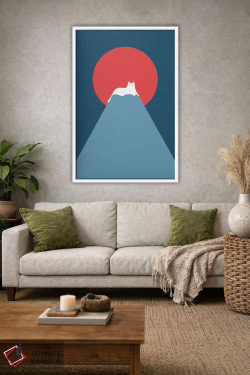 تابلو مینیمال چشم انداز گربه XXVIII-D اثر لیم هنگ سوی - D1W