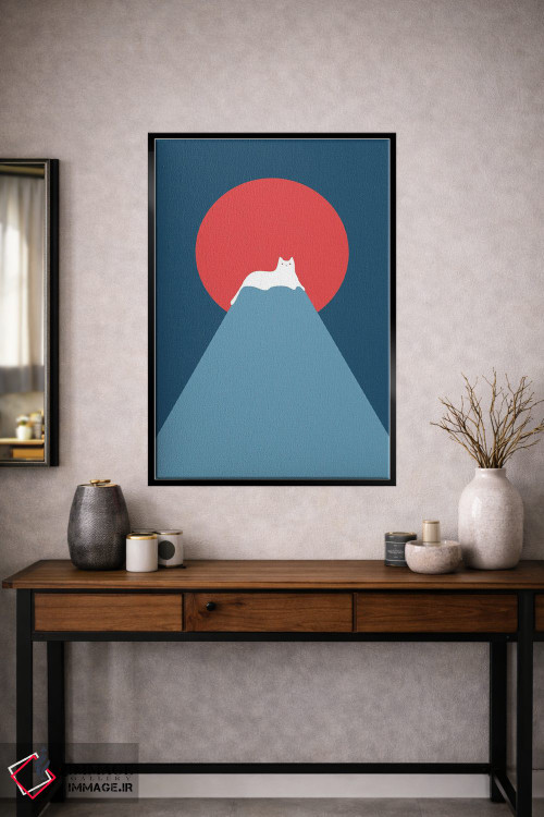 تابلو مینیمال چشم انداز گربه XXVIII-D اثر لیم هنگ سوی - D2B