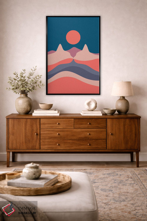 تابلو مینیمال چشم انداز گربه XXIX اثر لیم هنگ سوی - D4B