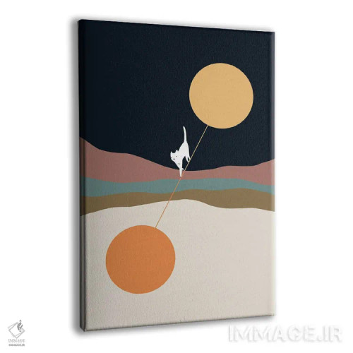 تابلو مدرن منظره گربه شماره ۵۶ اثر لیم هنگ سوی - نمای پرسپکتیو محصول