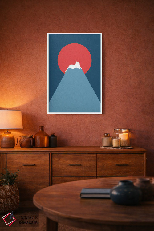 تابلو مینیمال چشم انداز گربه XXVIII-D اثر لیم هنگ سوی - D3W