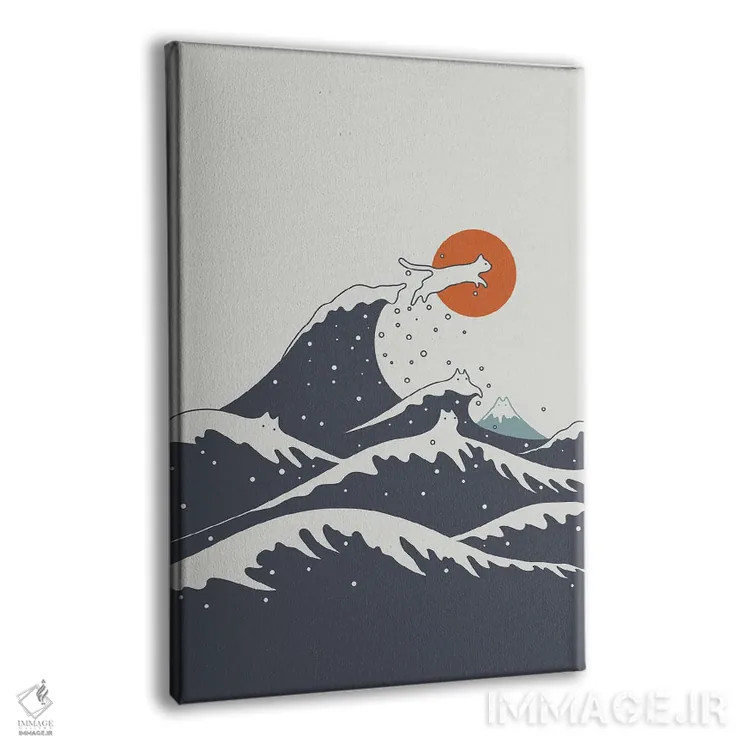 تابلو دکوراتیو منظره گربه شماره ۵۵-ج اثر لیم هنگ سوی - نمای پرسپکتیو محصول