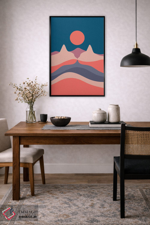 تابلو مینیمال چشم انداز گربه XXIX اثر لیم هنگ سوی - D5B