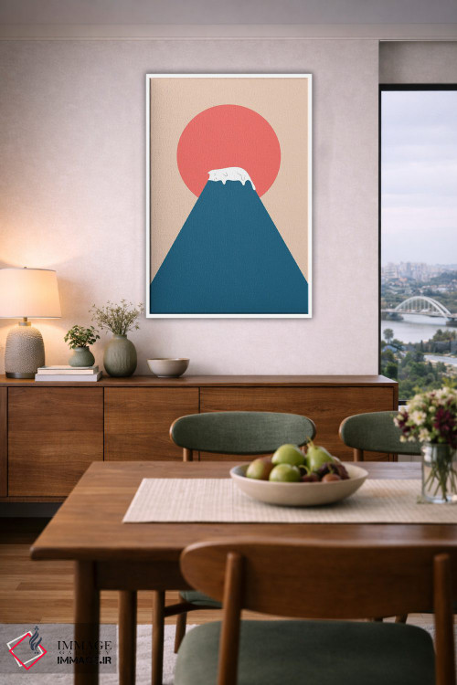 تابلو مینیمال چشم انداز گربه XXVIII-A اثر لیم هنگ سوی - D6W