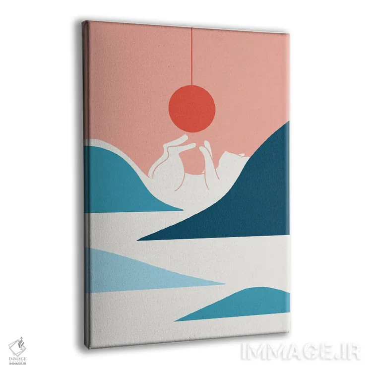 تابلو دکوراتیو منظره گربه شماره ۴ اثر لیم هنگ سوی - نمای پرسپکتیو محصول