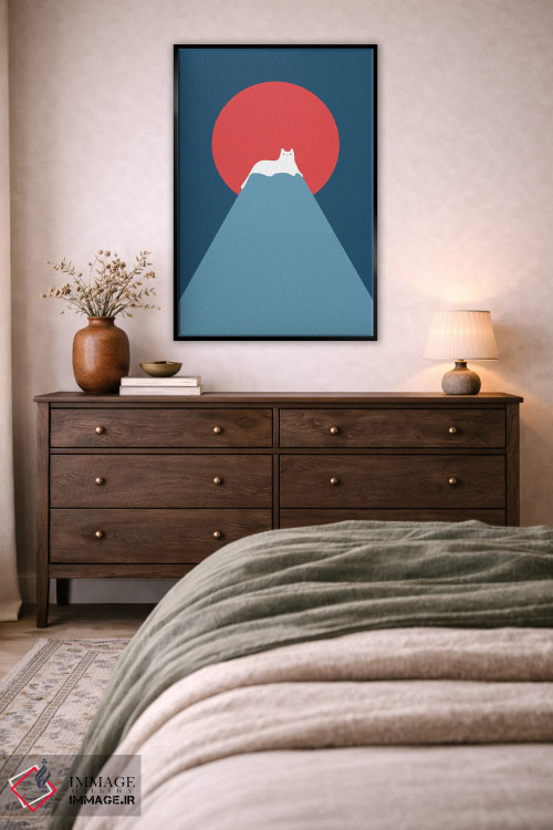 تابلو مینیمال چشم انداز گربه XXVIII-D اثر لیم هنگ سوی - D5B