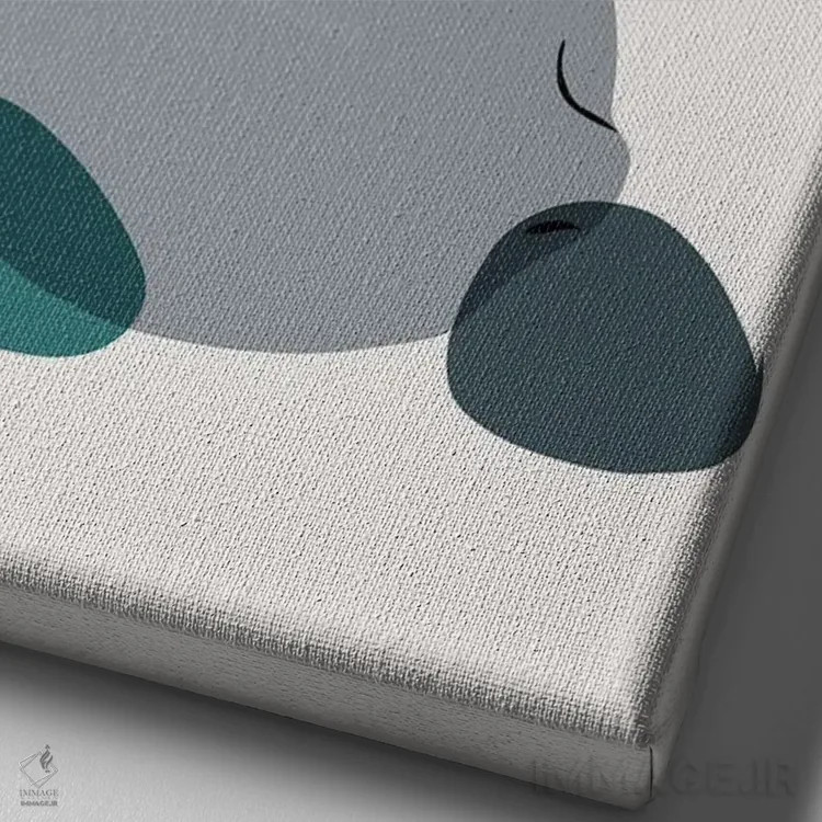 تابلو مینیمال منظره گربه شماره ۶۰ اثر لیم هنگ سوی - نمای نزدیک بافت بوم